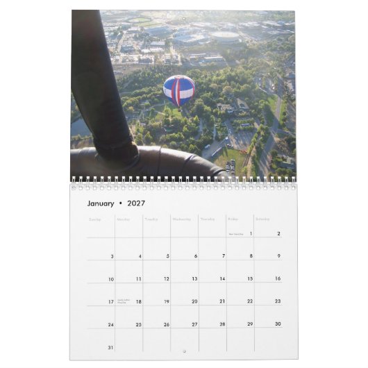 Ballonstralen Kalender (Jan 2027)