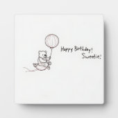 ballonteddybeer fotoplaat (Voorkant)