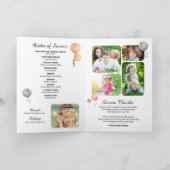 Ballonthema Kinderbegrafenisprogramma Programma (Binnen)