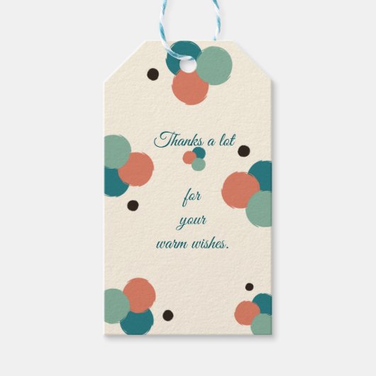 Ballonthema verjaardagsfeestje uitnodiging Kaart Cadeaulabel (Voorkant)