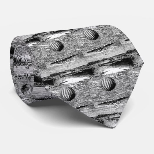  ballonvaarder met parachute stropdas (Opgerold)