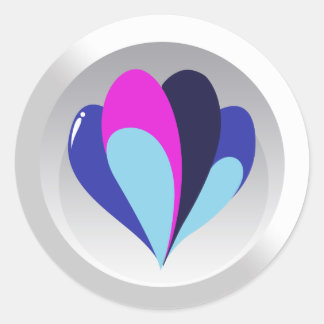 ballonvaarder ronde sticker