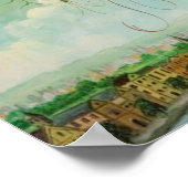 Ballonvaart boven Parijs Poster (Hoek)