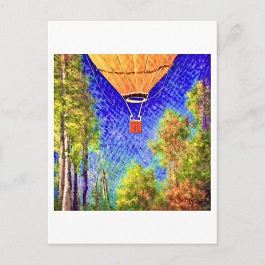 Ballonvaart een briefkaart (Voorkant)