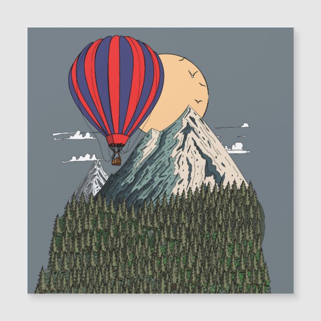 Ballonvaart in de ochtend (Voorkant)