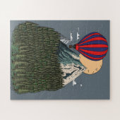 Ballonvaart in de ochtend legpuzzel (Horizontaal)