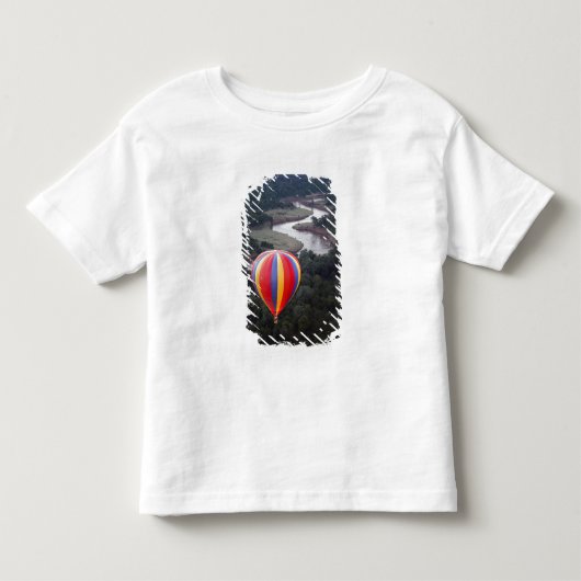Ballonvaren boven de Mara-rivier Kinder Shirts (Voorkant)