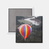 Ballonvaren boven de Mara rivier Magneet (Voorkant / Achterkant)