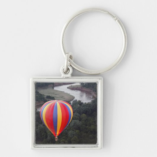 Ballonvaren boven de Mara rivier Sleutelhanger (Voorkant)