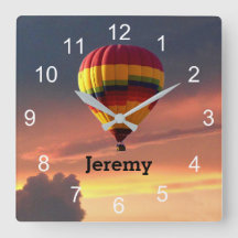 Ballonvaren Hete Luchtballon bij Zonsondergang per