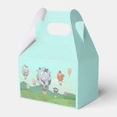 Ballonvee Aangepaste kinderen van afgelopen dag Bedankdoosjes (Achterkant)