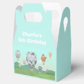 Ballonvee Aangepaste kinderen van afgelopen dag Bedankdoosjes (Geopend)