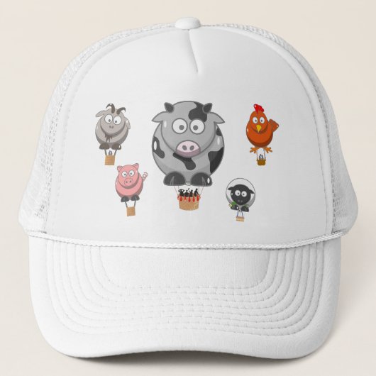 Ballonvee Fun Cartoon Trucker Pet (Voorkant)