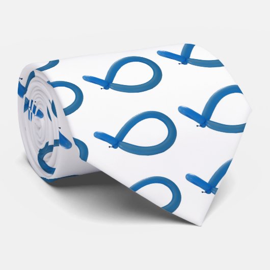 ballonvis stropdas (Opgerold)