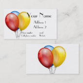 BallonVisitekaartje Visitekaartje (Voorkant / Achterkant)
