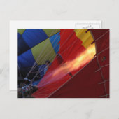 Ballonvlam - Warm luchtballonfestival Briefkaart (Voorkant / Achterkant)