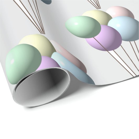 Ballonwikkelpapier Cadeaupapier (Rol Hoek)