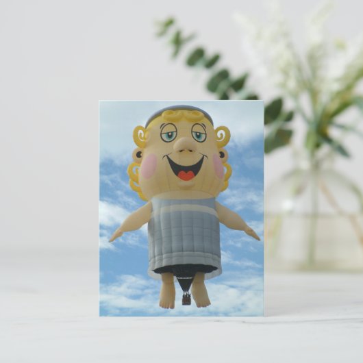 Balloon Angel Briefkaart (Staand voorkant)