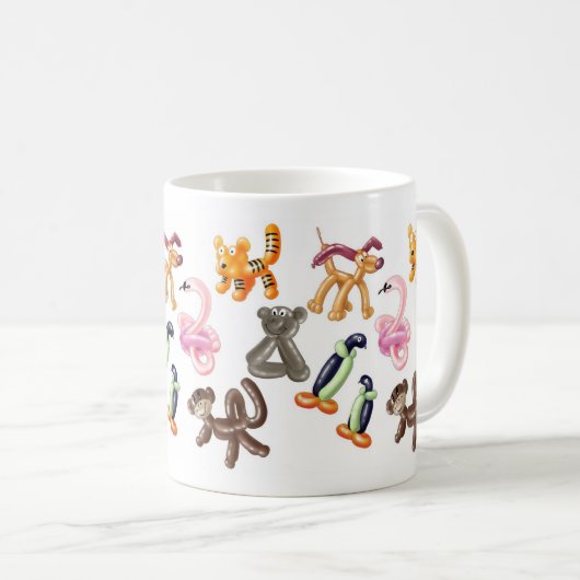 BALLOON ANIMAAL PARTIJ KOFFIEMOK (Voorkant rechts)