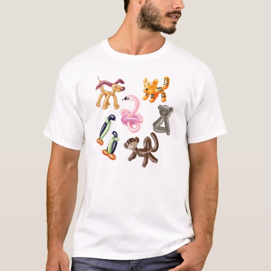 BALLOON ANIMAAL PARTIJ T-SHIRT (Voorkant)