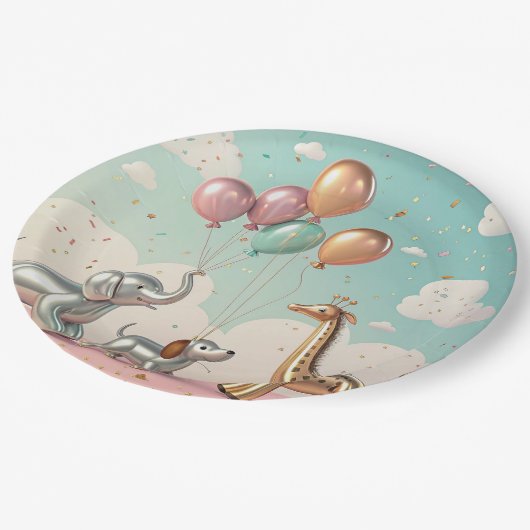 Balloon Animal Parade – Fun and Luxurious Party Ar Papieren Bordje (Gekanteld)