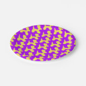 Balloon Animal Violet Papieren Bordje (Gekanteld)