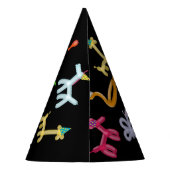 Balloon Animals Kids Birthday Party Theme Feesthoedjes (Achterkant)