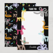 Balloon Animals Kids Party Theme (Voorkant / Achterkant)
