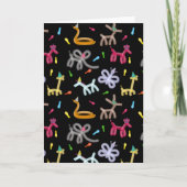 Balloon Animals Kids Party Theme Kaart (Voorkant)