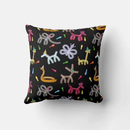 Balloon Animals Kids Party Theme Kussen (Achterkant)