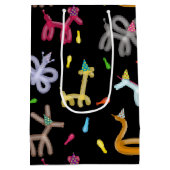 Balloon Animals Kids Party Theme Medium Cadeauzakje (Achterkant)