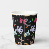 Balloon Animals Kids Party Theme Papieren Bekers (Rechts)