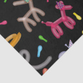 Balloon Animals Kids Party Theme Tissuepapier (Detail)