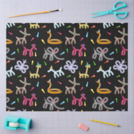Balloon Animals Kids Party Theme Tissuepapier