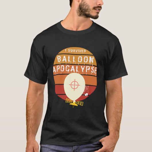 Balloon Apocalypse Chinese Spy for Detective Fans T-shirt (Voorkant)