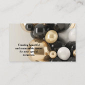 Balloon Artist Arch Designer Party Planner Visitekaartje (Achterkant)