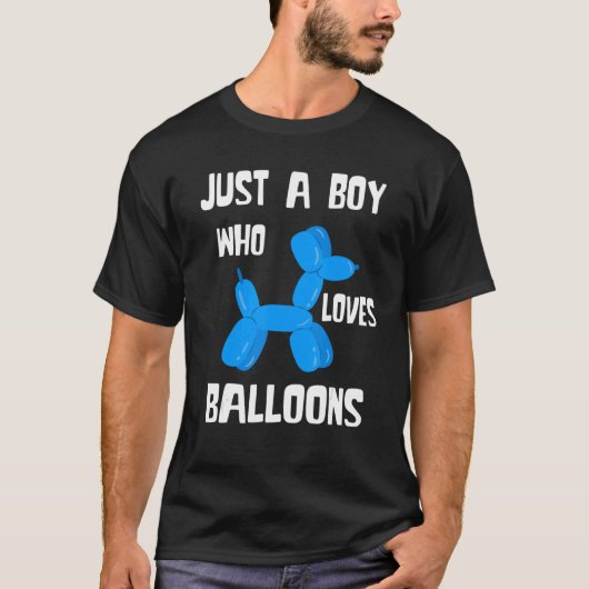 Balloon Artist Just A Boy Balloon Bender Balloon A T-shirt (Voorkant)
