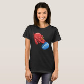 Balloon Balloon Animal Dog Inhaling Oxygen T-shirt (Voorkant volledig)
