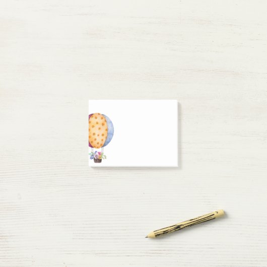 Balloon Bouquet Post-it® Notes (Op bureau)