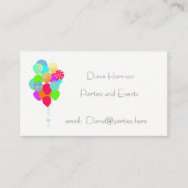 Balloon Bouquet Visitekaartje (Voorkant)