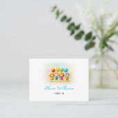 Balloon Buddies Bash Boy 1st Birthday Party Place Plaatskaartje (Staand voorkant)