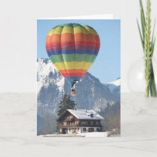 Balloon Christmas-Kaart Feestdagen Kaart
