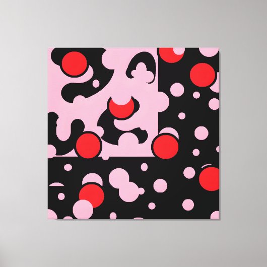 Balloon Clouds Groep Canvas Afdruk (Voorkant)