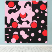 Balloon Clouds Groep Canvas Afdruk (Insitu (Houten vloer))