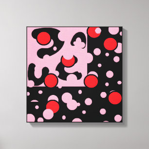 Balloon Clouds Groep Canvas Afdruk
