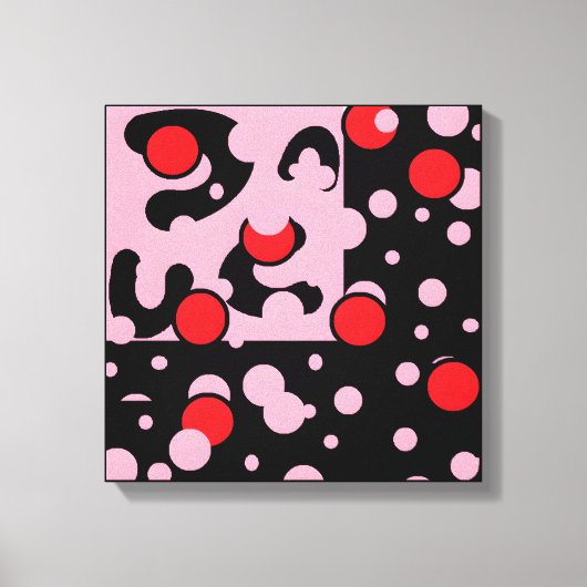 Balloon Clouds Groep Canvas Afdruk (Voorkant)