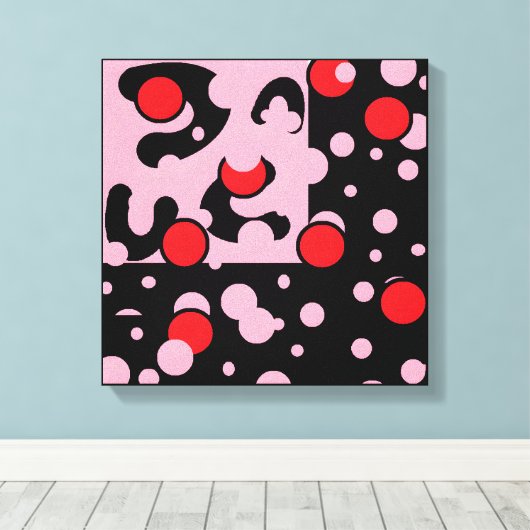 Balloon Clouds Groep Canvas Afdruk (Insitu (Houten vloer))