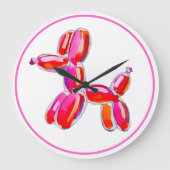 Balloon Dog Grote Klok (Voorkant)