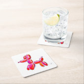 Balloon Dog Kartonnen Onderzetters (Insitu)