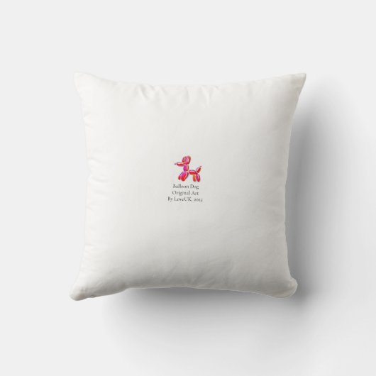 Balloon Dog Kussen (Achterkant)